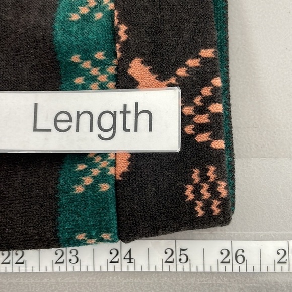 Miss U Sweater Christmas Womens Small Black Green NWT Winter Cold Shoulder Knit - Picture 13 of 13